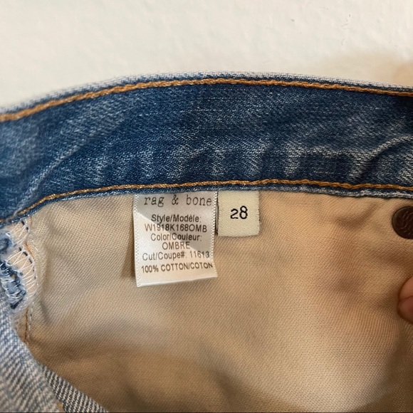 Rag & Bone Marilyn Distressed Revolve Denim Shorts - Picture 9 of 11